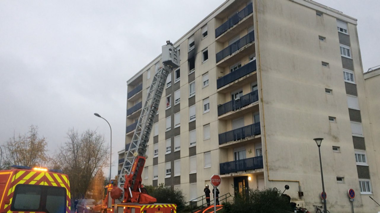 Incendie dans le quartier du Pré