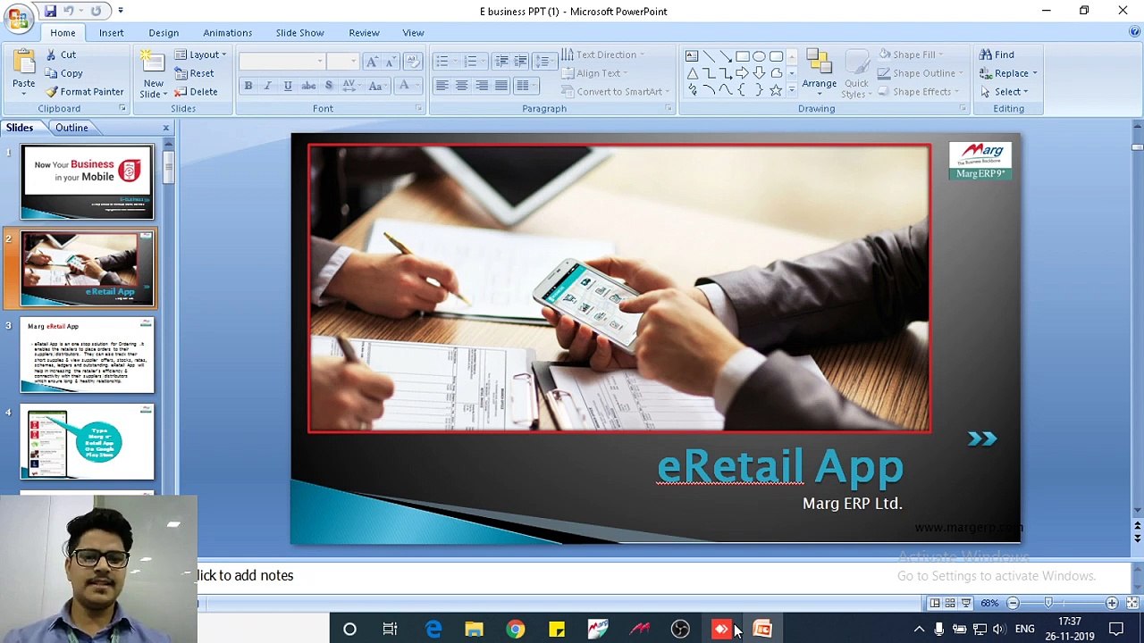 Marg Live Session- eBusiness App