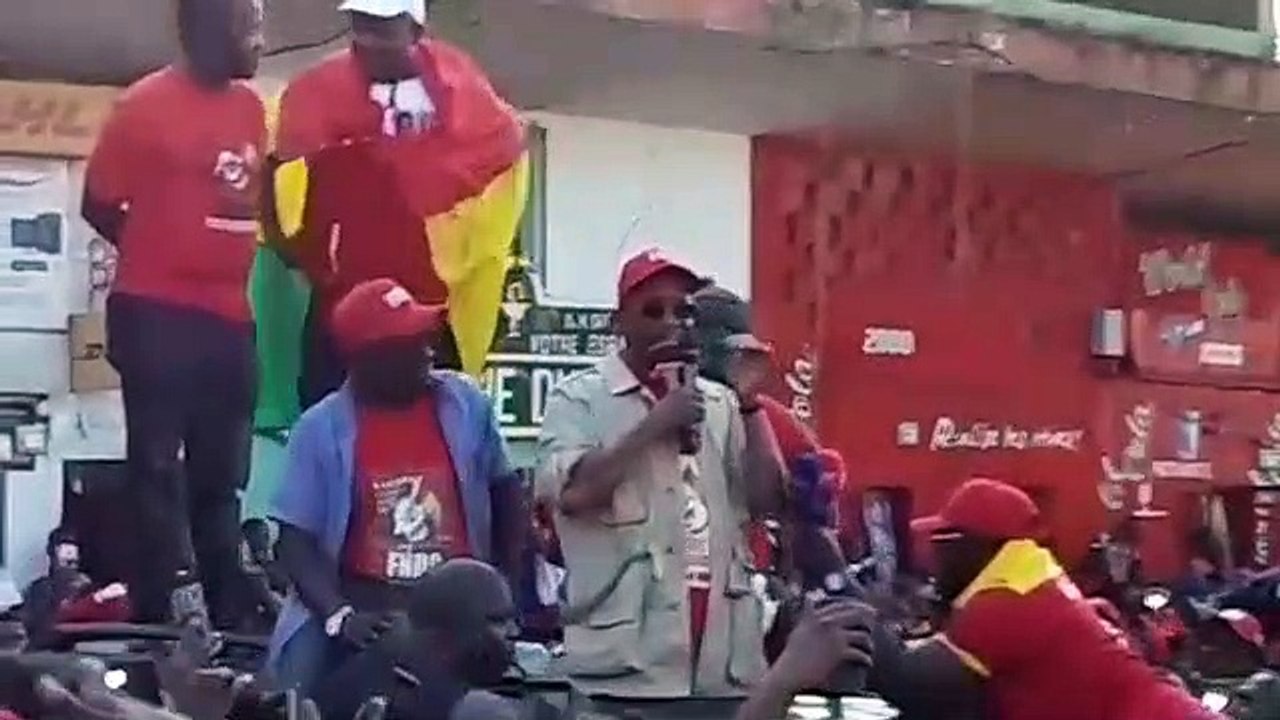 Manifestation du FNDC de ce mardi 26 novembre à Conakry: discours de Sidya Touré
