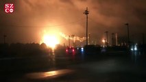 Petrokimya fabrikasında patlama