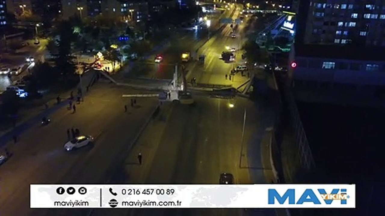 Üst Geçit Yıkımı - Mavi Yıkım