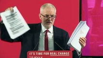 Jeremy Corbyn reveals dossier 'confirming' NHS is for sale