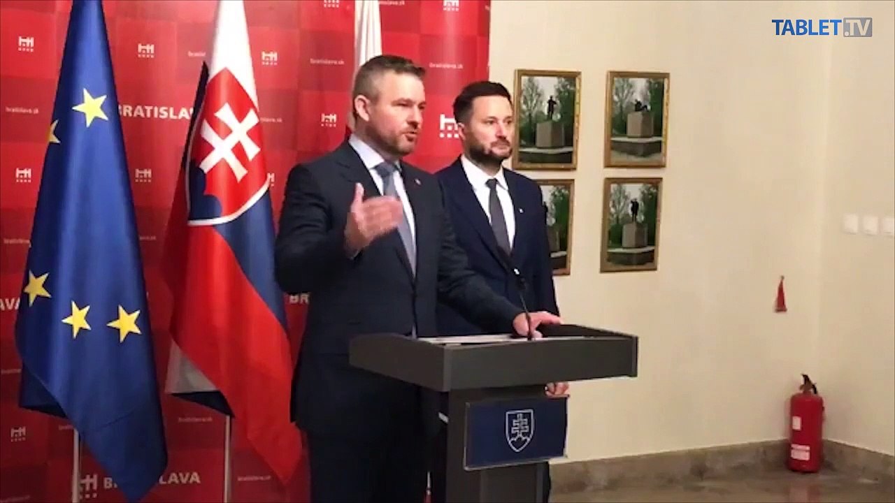 ZÁZNAM: Brífing premiéra P. Pellegriniho a primátora Bratislavy M. Valla