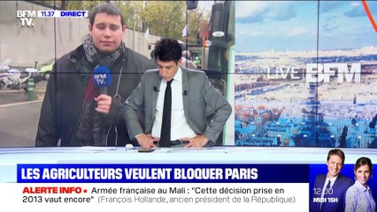 Les agriculteurs veulent bloquer Paris - 27/11