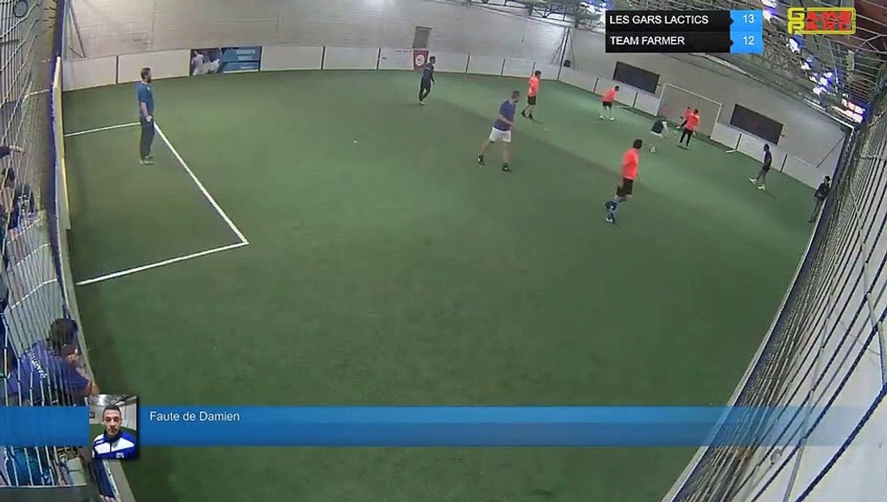 Faute de Damien - LES GARS LACTICS Vs TEAM FARMER - 25/11/19 21:00 - LIGUE 2 - Poitiers Game Parc