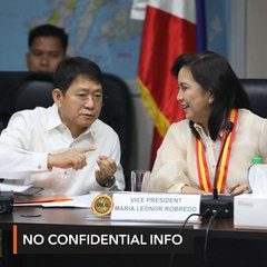 Robredo did not get anything confidential from us – DILG