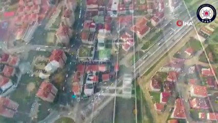 Drone tespit etti, polis ceza kesti