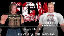 ECW Barely Legal Mod Matches Raven vs The Sandman