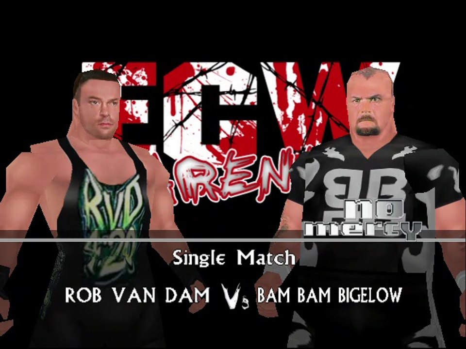 ECW Barely Legal Mod Matches Rob Van Dam vs Bam Bam Bigelow