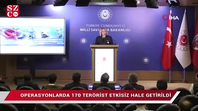 MSB: 170 terörist etkisiz hale getirildi