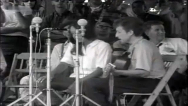 Vintage Bob Dylan and Joan Baez 1963 - With God on Our Side