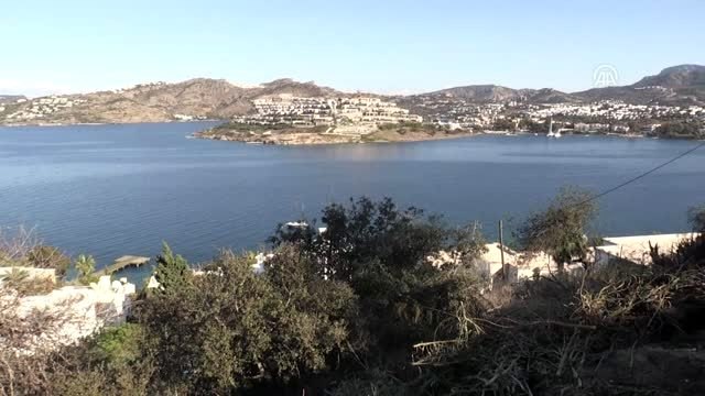 Bodrum'daki imara aykırı yapıların yıkımı sürüyor - MUĞLA