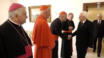 Il Presidente Mattarella incontra i Cardinali italiani di nuova nomina (27.11.19)