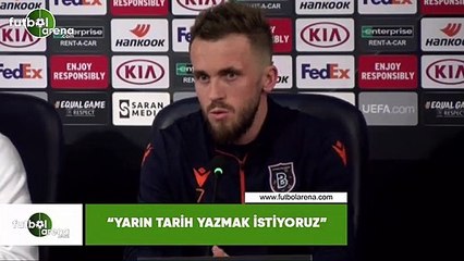 Edin Visca: "Yarın tarih yazmak istiyoruz"