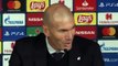 Football - Champions League - Conférence de presse de Zinédine Zidane après Real Marid 2-2 PSG