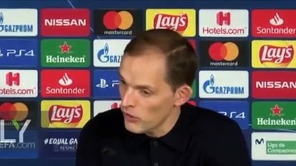 Football - Champions League - Conférence de presse de Thomas Tuchel après Real PSG