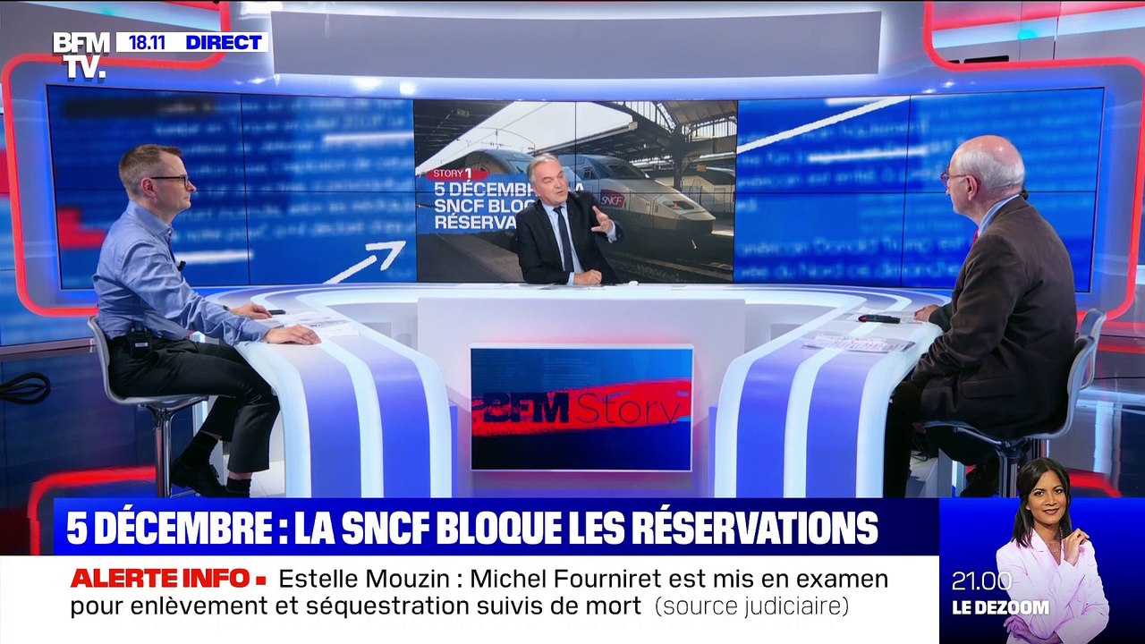 Story 3: La SNCF bloque les réservations à partir du 5 décembre - 27/11