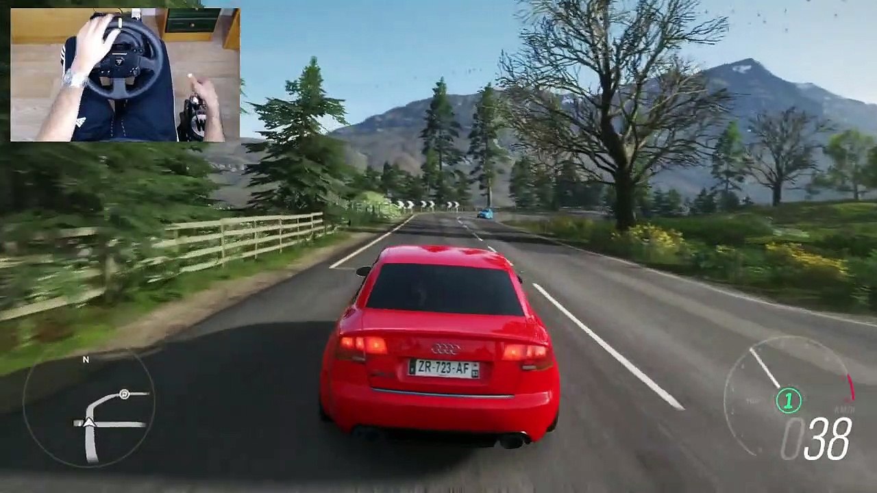 Forza Horizon 4 - AUDI RS4 B7 - Test Drive with THRUSTMASTER TX + TH8A - 1080p60FPS