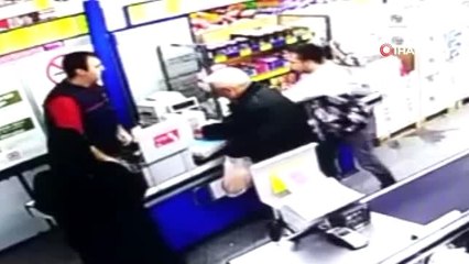 Çanakkale'de silahlı soygun kameralara yansıdı