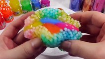 Kids Play Slime Glitter All Mixing DIY Learn Colors Orbeez Slime Toys For Kids
