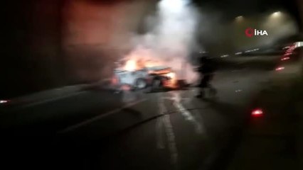 Cankurtaran tünelinde kaza: 1 ölü 2 yaralı