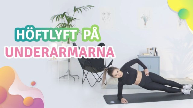 Höftlyft på underarmarna - Steg för Hälsa