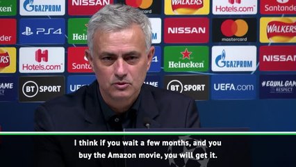 Watch Spurs documentary to find out half-time team-talk - Mourinho