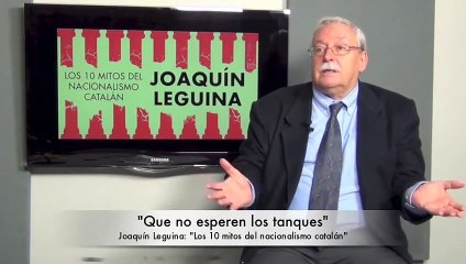 Joaquín Leguina, autor de 'Los diez mitos del nacionalismo catalán'. 17-10-2014