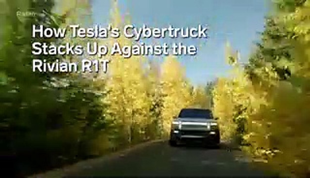 How Tesla's Cybertruck stacks up against the Amazon-backed Rivian R1T electric truck