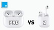 What's the difference between AirPods Pro and AirPods 2?