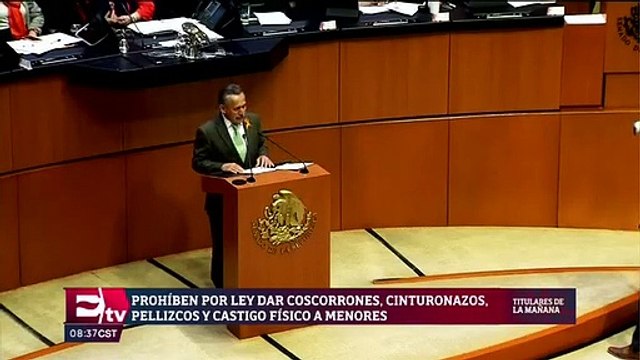 Senadores prohiben los castigos físicos a menores