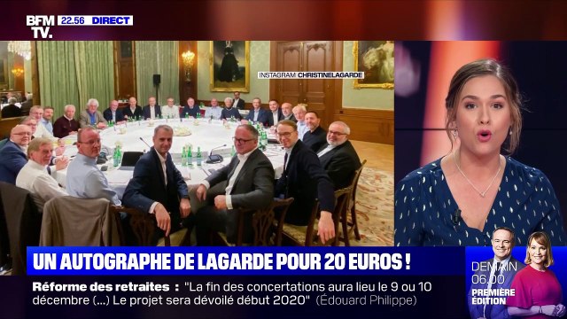 Christine Lagarde, la nouvelle patronne de la BCE signe son premier billet - 27/11