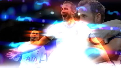 Скачать видео: Spurs players pay tribute to UCL record-breaker Kane