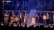 Musical's cast sings happy birthday to Tina Turner