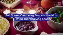 Poll Shows Cranberry Sauce Is the Most Hated Thanksgiving Food