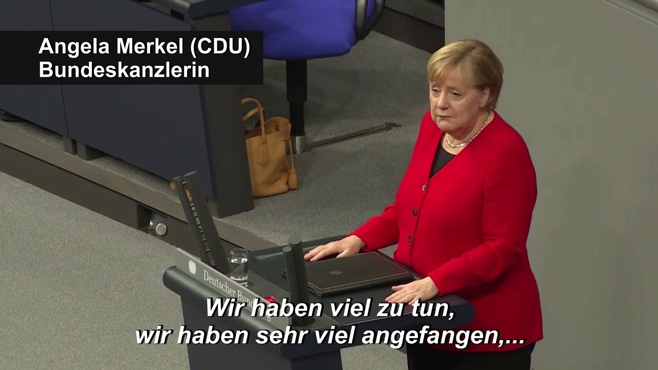 Merkel zur Groko: 'Ich bin dabei'