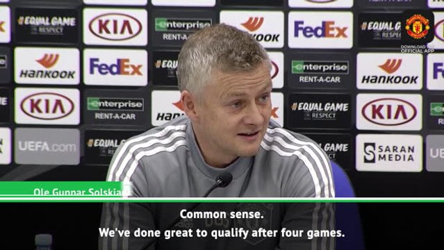 Common sense to play Man United youngsters - Solskjaer