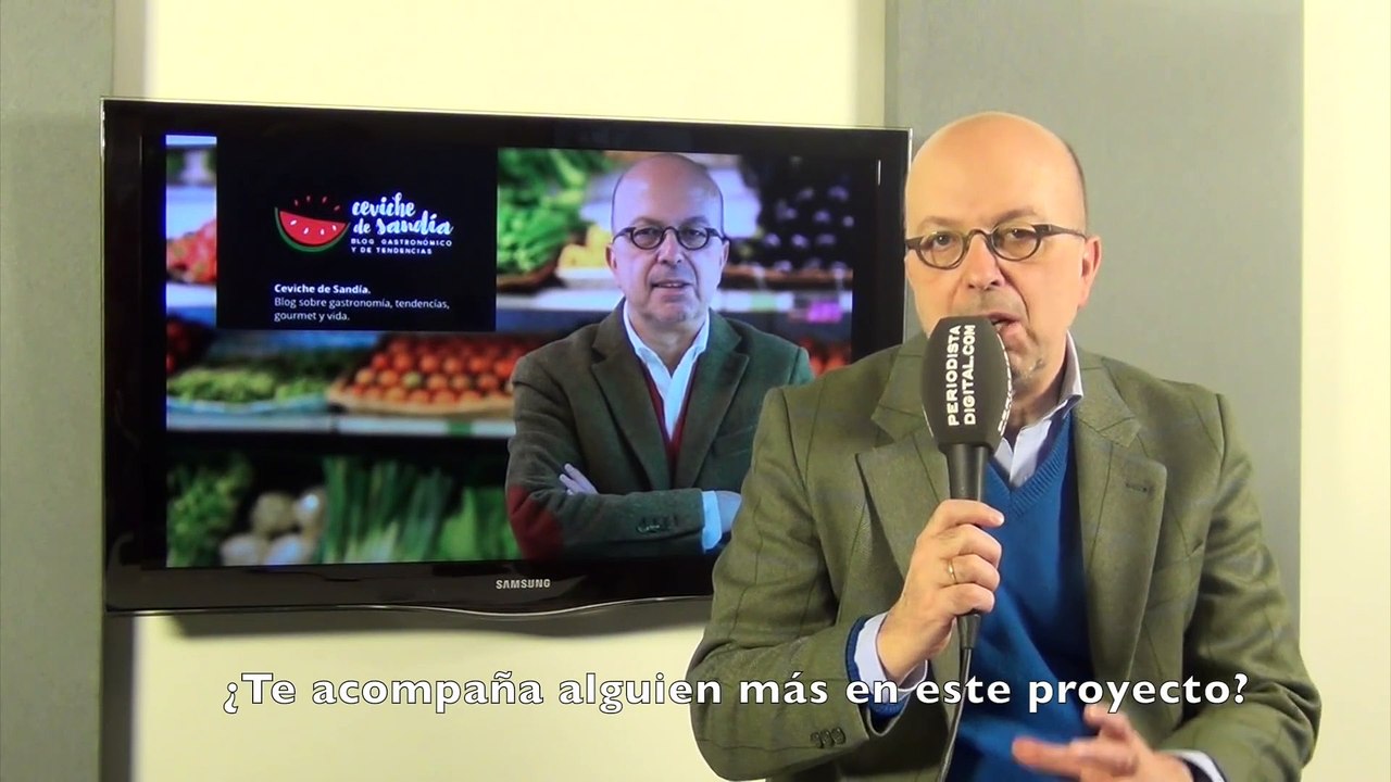 Nacho Villa, autor del blog 'Ceviche de sandía'...