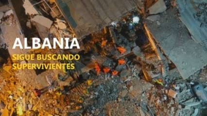 Albania sigue buscando supervivientes