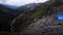انتشار تصاویر تکان‌‌دهنده از ذوب یخچال‌های طبیعی سوئیس