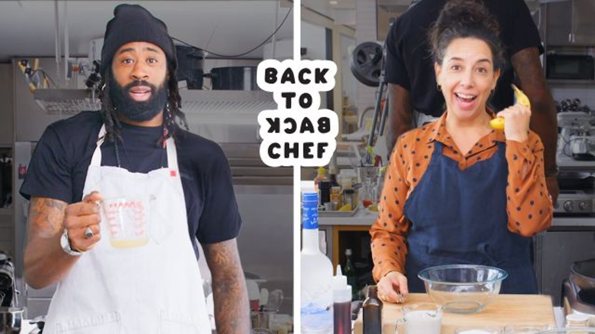 DeAndre Jordan Tries to Keep Up with a Professional Chef - video Dailymotion