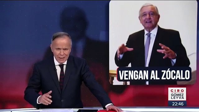 López Obrador invita a seguidores a su informe en el Zócalo