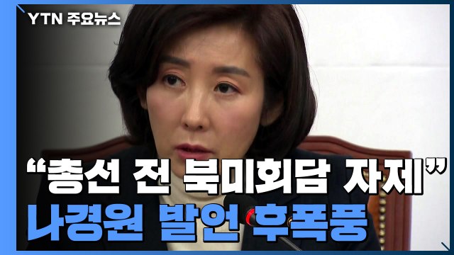 총선 前 북미회담 자제 요청 나경원 발언 후폭풍 / YTN