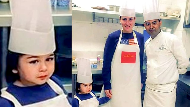 Taimur Ali Khan Turns Chef With Mom Kareena Kapoor Khan | Lal Singh Chaddha SHOOTING