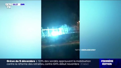 Télécharger la video: Cergy-Pontoise: un incident sur un poste électrique plonge 200.000 foyers dans le noir