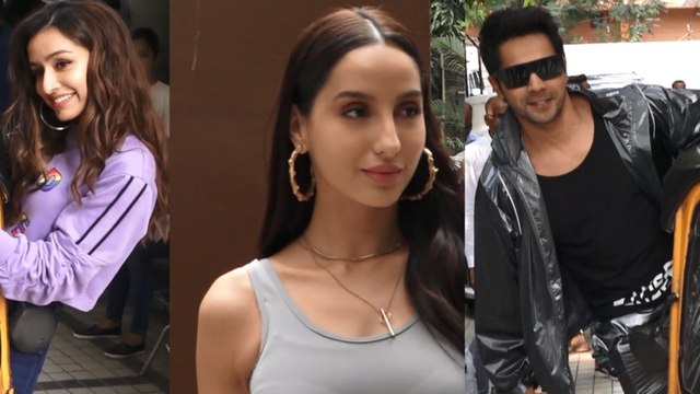 Spotted Shraddha Kapoor, Varun Dhawan & Nora Fatehi at T Series Office Varun tries his hand at riding a rickshaw