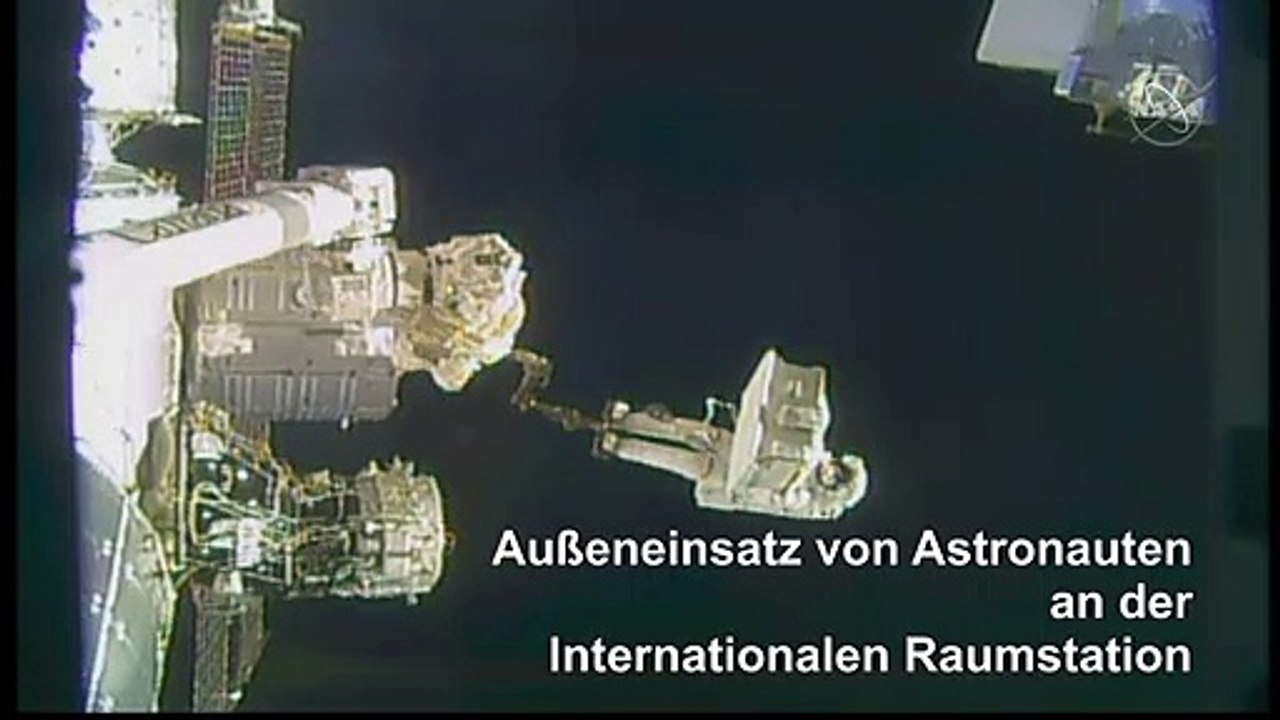 Außeneinsatz von ISS-Astronauten für Reparaturarbeiten