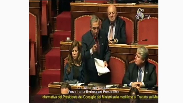 Mes, l'intervento di Gasparri al Senato (02.12.19)