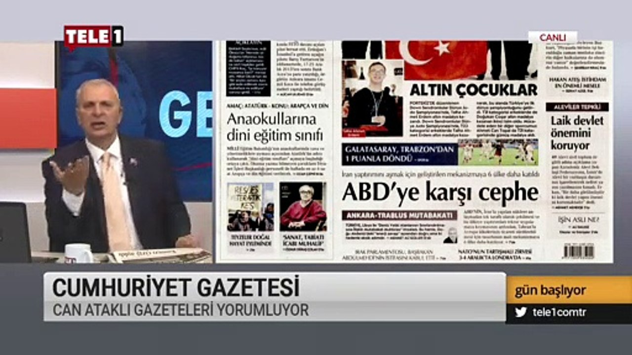 Can Ataklı: Laiklik, Cumhurbaşkanı sıfatıyla oturan şahsın son konuşmasıyla bitti