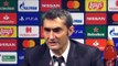Football - Champions League - Rueda de prensa de Ernesto Valverde, BARCELONA 3 - DORTMUND 1